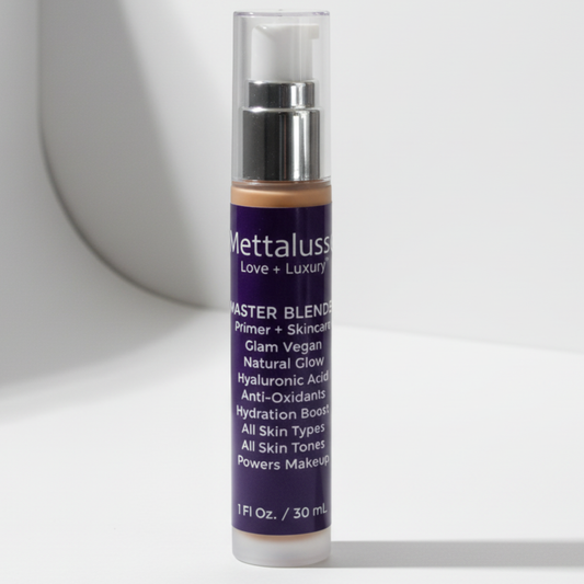 Mettalusso Vegan Illuminating Multi Tasking Primer Skincare and Tinted Moisturizer