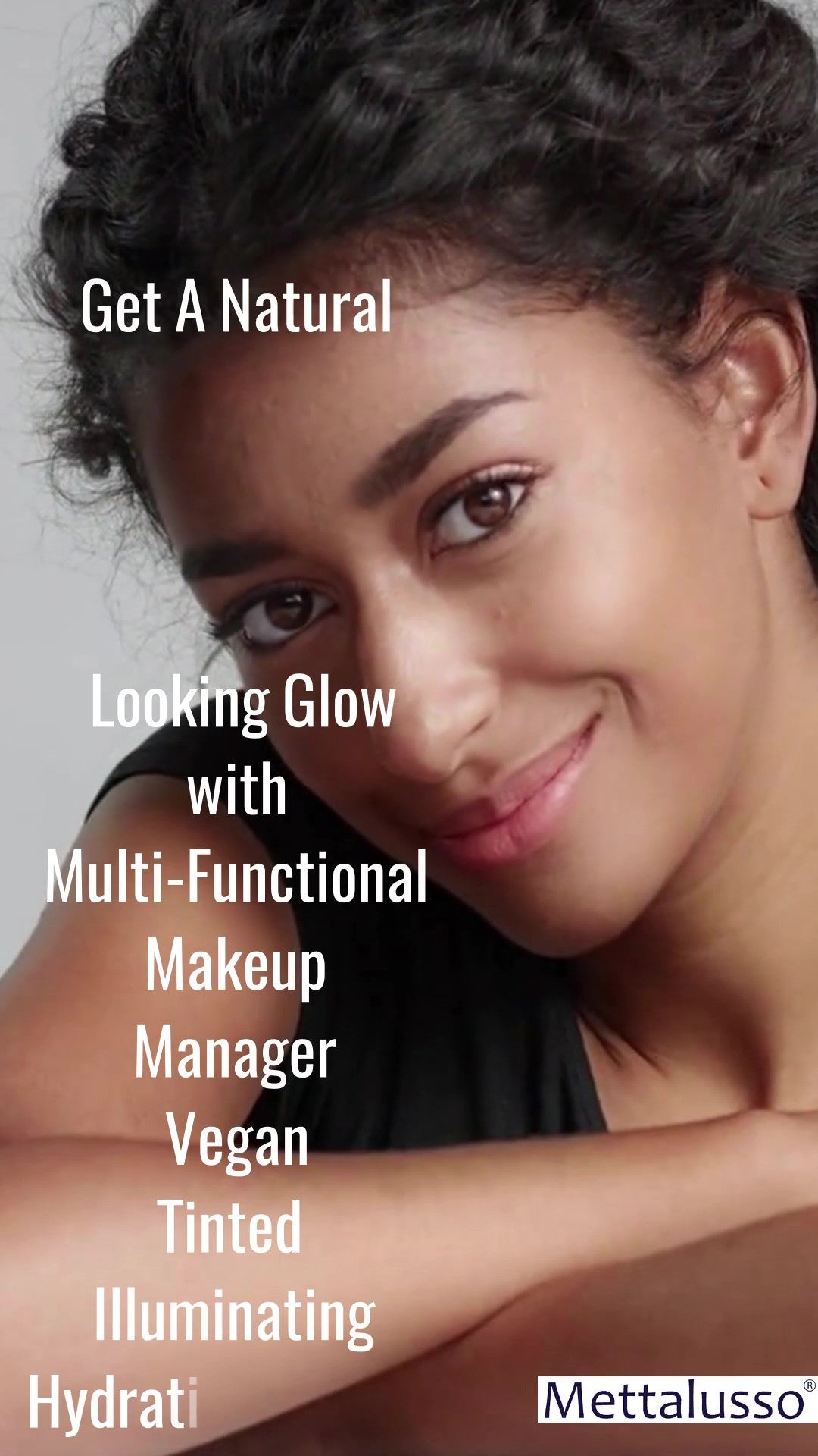 Mettalusso vegan multi functional illuminating makeup primer and hydrating tinted moisturizer