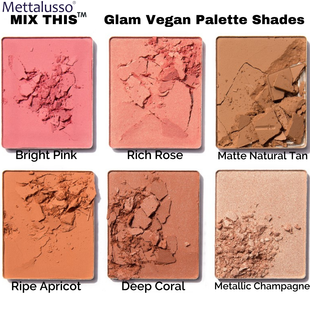 Mettalusso MIX THIS Glam Vegan Pressed Powder Palette