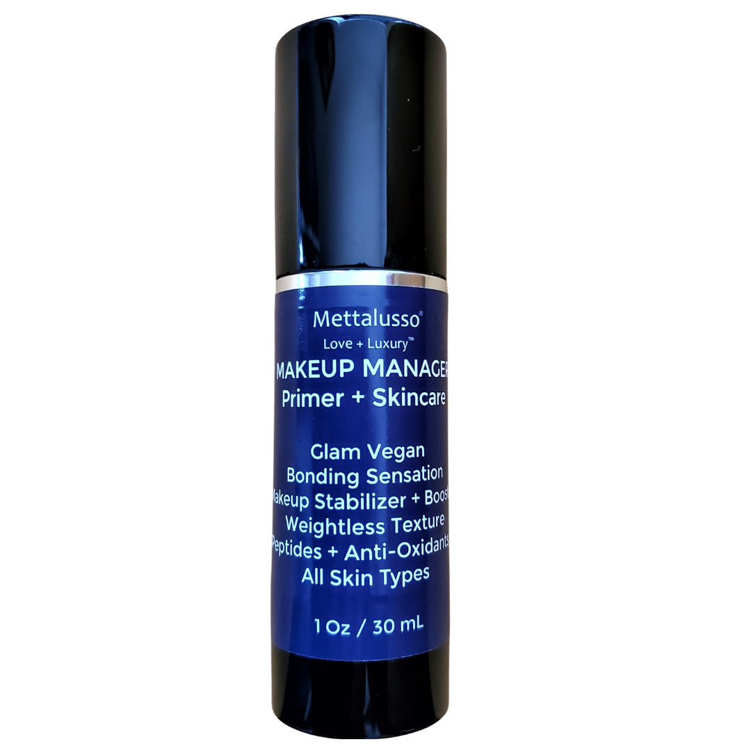 Mettalusso Makeup Manager Bonding Primer Powered by Skincare So Your Makeup Look Lasts Much Longer Silicone Free