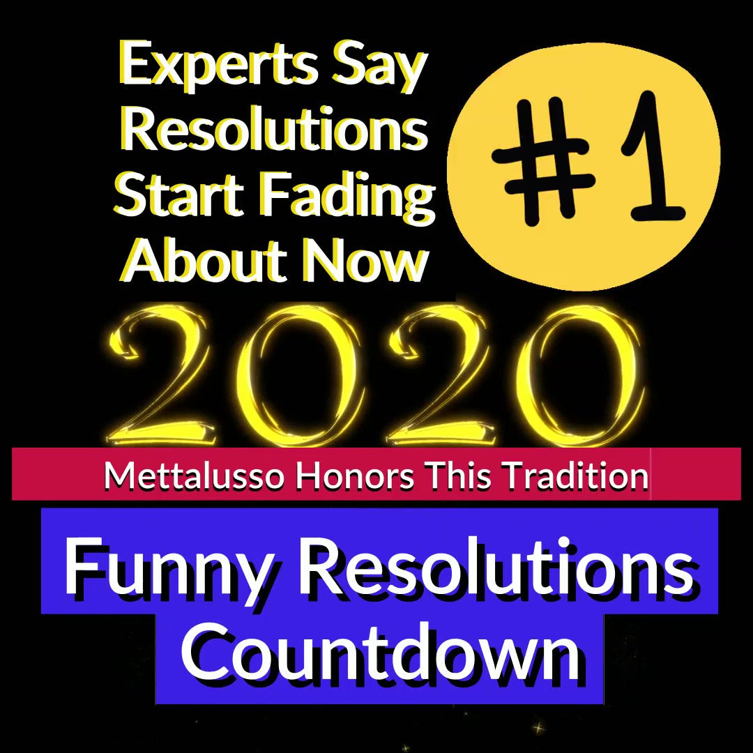 Funny New Years Resolutions Countdown #1