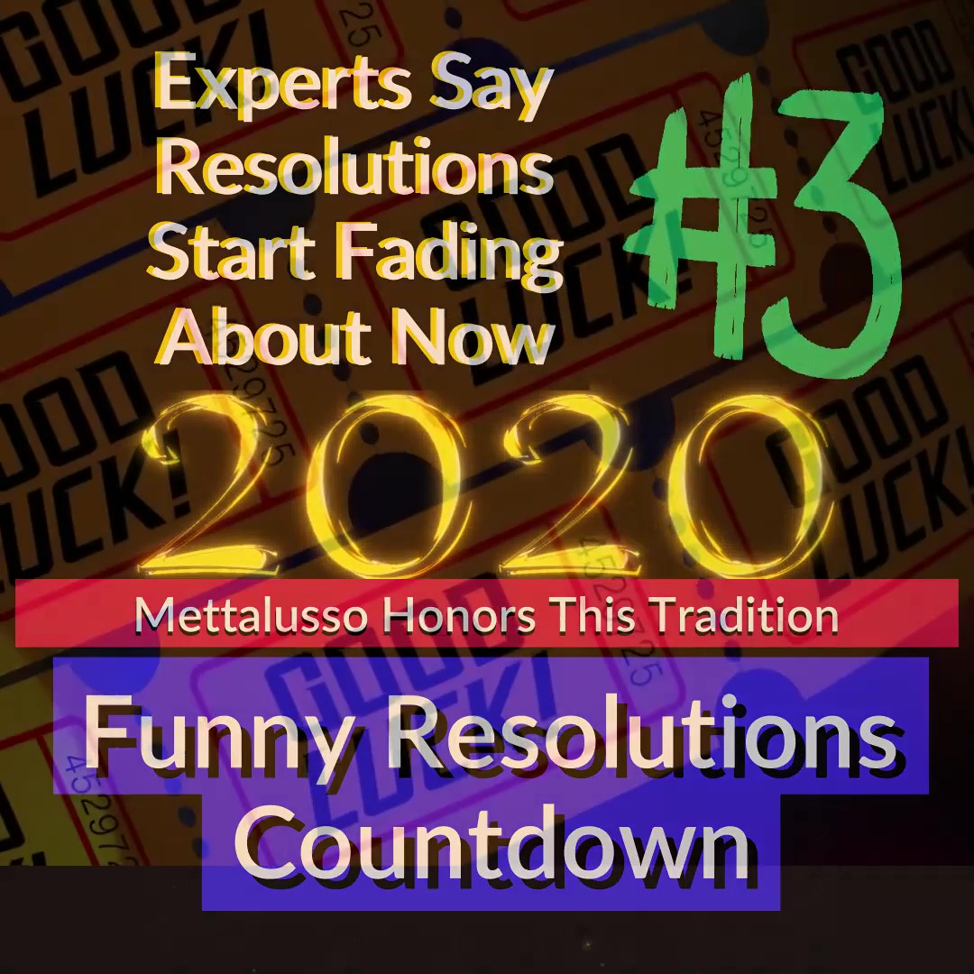 Experts Say Resolutions Start To Fade About Now- Funny Resolutions January Countdown #3