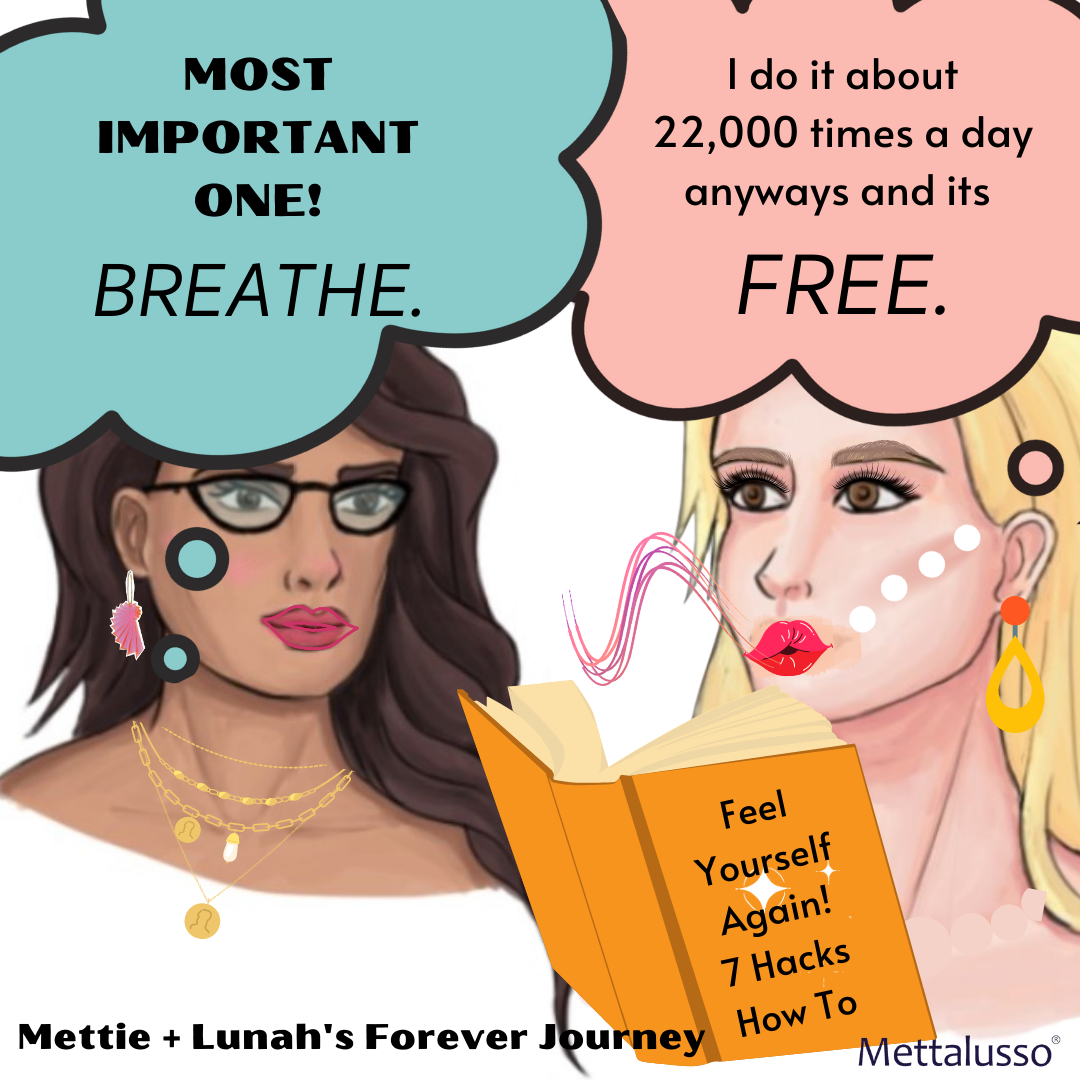 Mettie and Lunah's Forever Journey share tips on controlling anxiety and other worries original series by Mettalusso