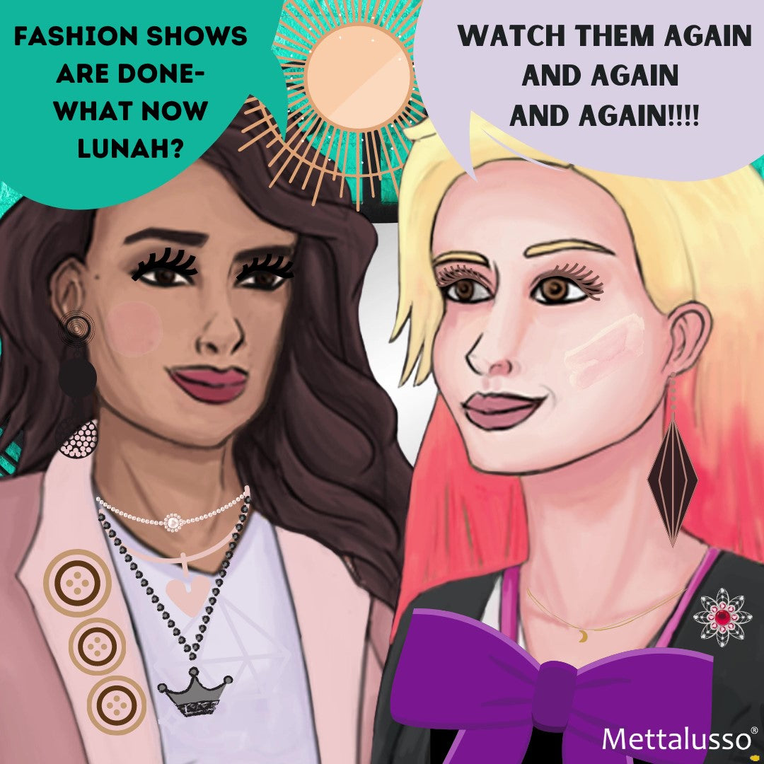 Mettie + Lunah Lusso of Mettalusso Wonder About the Future of Fashion Shows