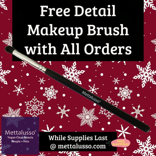 Mettalusso Free Holiday Makeup Brush with every order