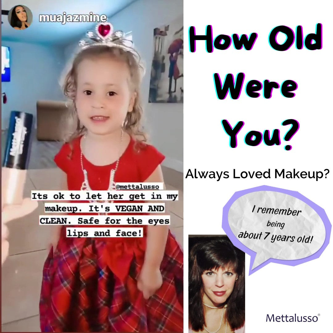 Loving Mettalusso Glam Vegan Makeup at a young age