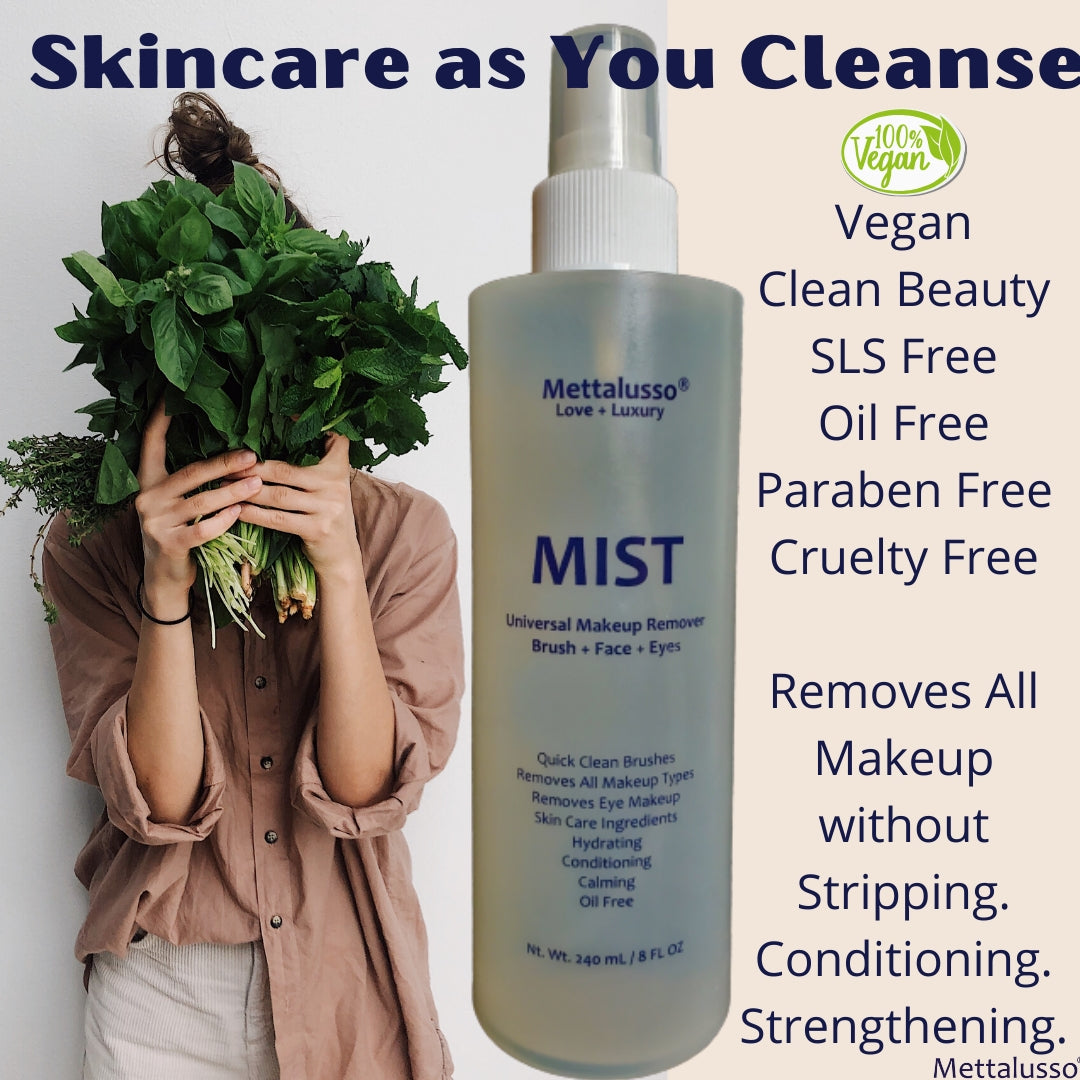 Mettalusso MIST vegan clean beauty cleanser is on sale for June get $5 off now Free shipping always in the US