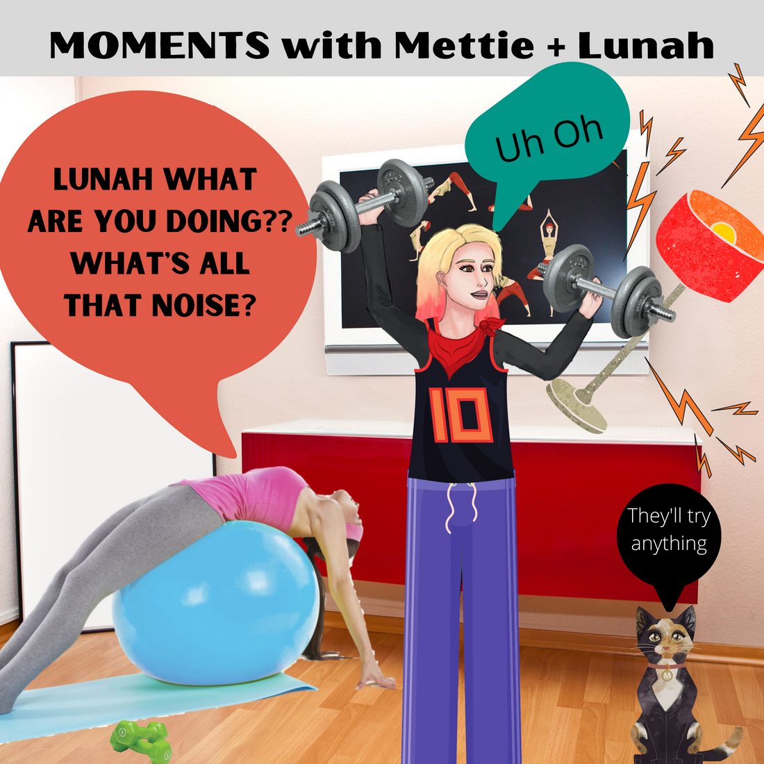 MOMENTS with Mettie + Lunah Lusso. They Try Something New in this episode