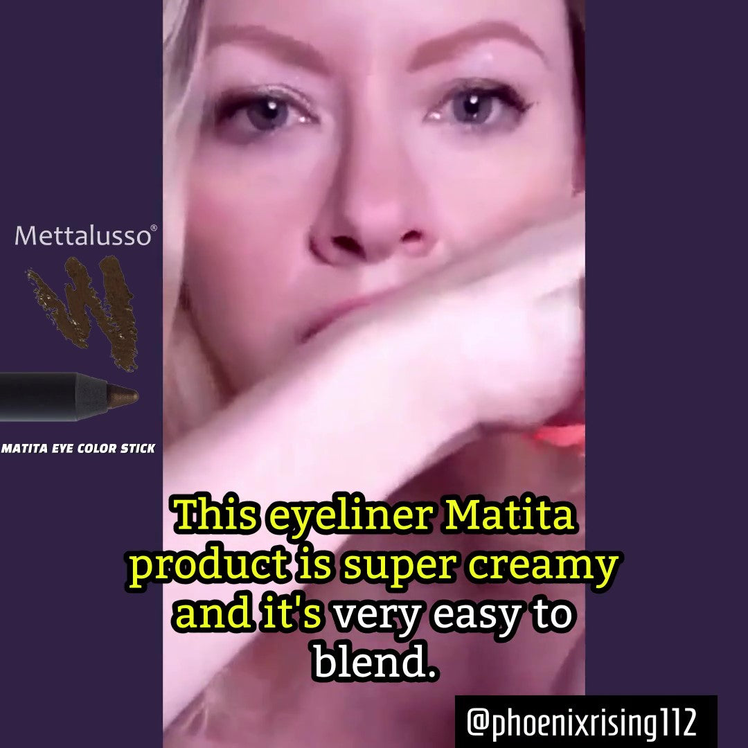 Matita Vegan Color Sticks by Mettalusso with makeup tutorial by @phoenixrising112
