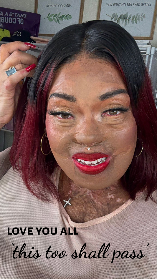 Tonya never gave up! The journey back to her signature shade of red lipstick