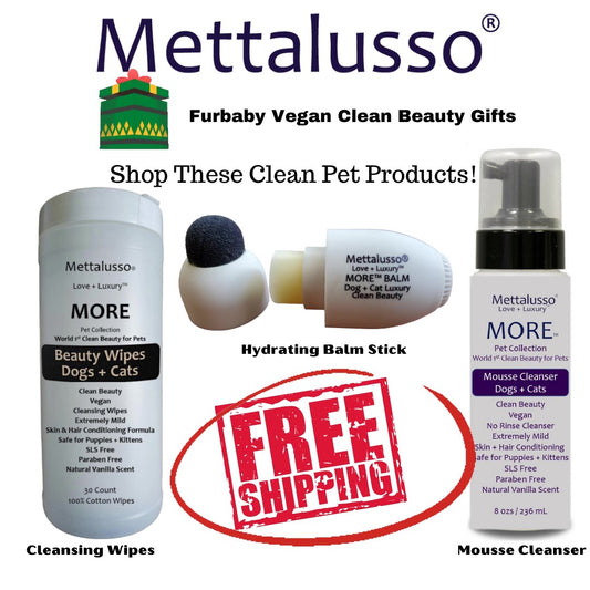 Mettalusso clean vegan beauty grooming pet products
