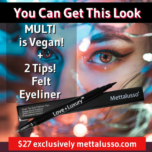 Mettalusso Eyeliner Dual Tip Vegan Formula