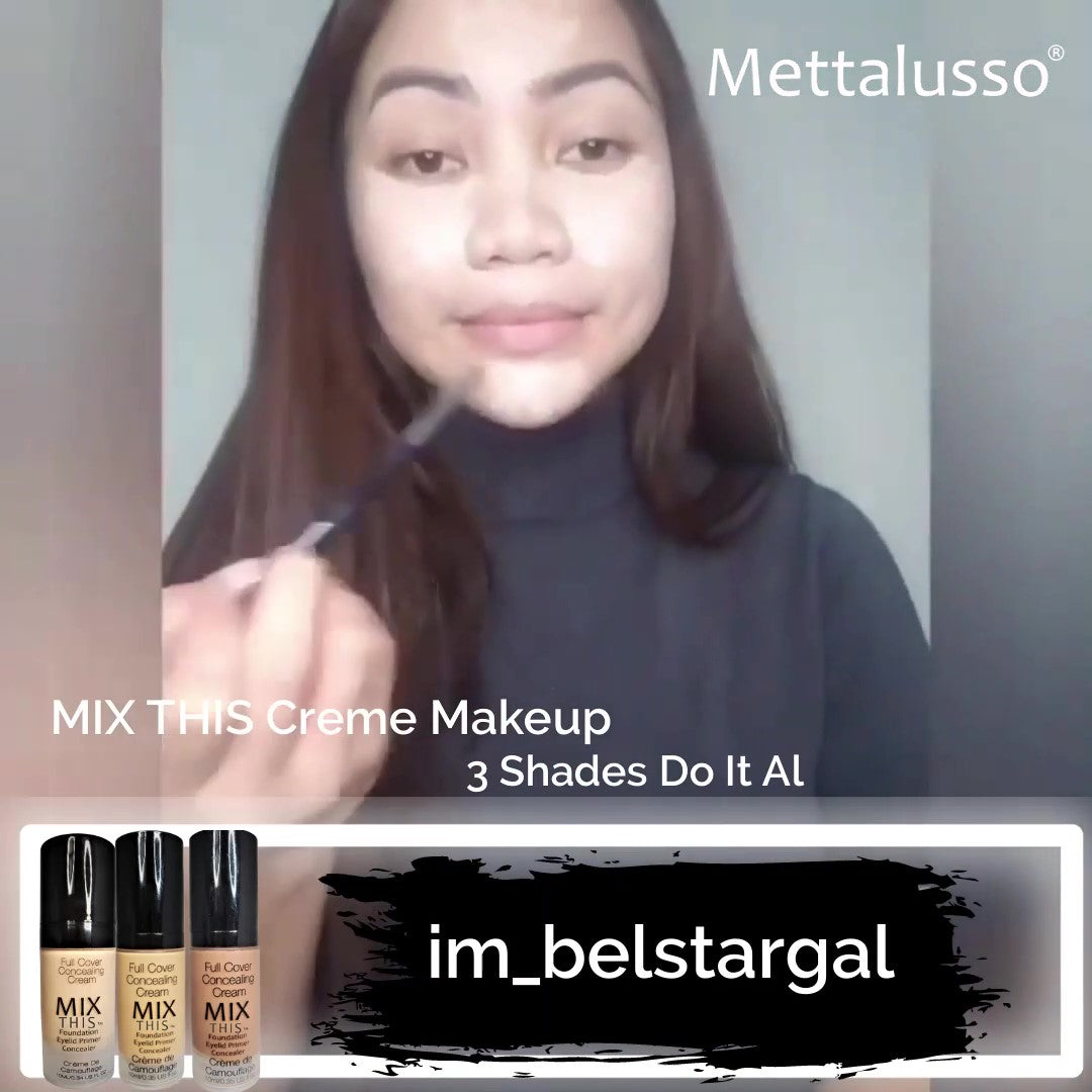 MIX THIS Creme Makeup Tutorial by im_belstargal IG Influencer