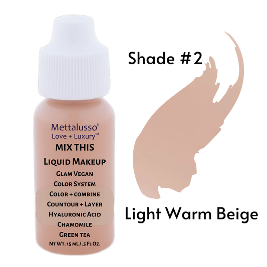 Mettalusso MIX THIS vegan liquid makeup drops shade #2