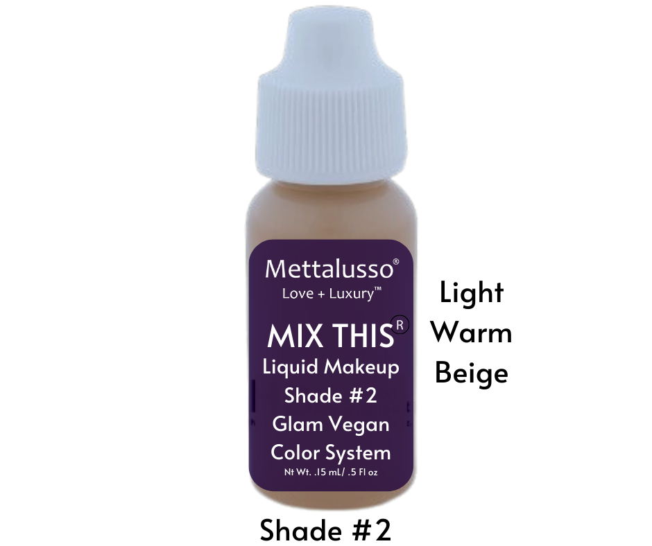Mettalusso MIX THIS Vegan Makeup Shade #2 Light Warm Beige