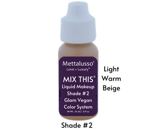 Mettalusso MIX THIS Vegan Makeup Shade #2 Light Warm Beige