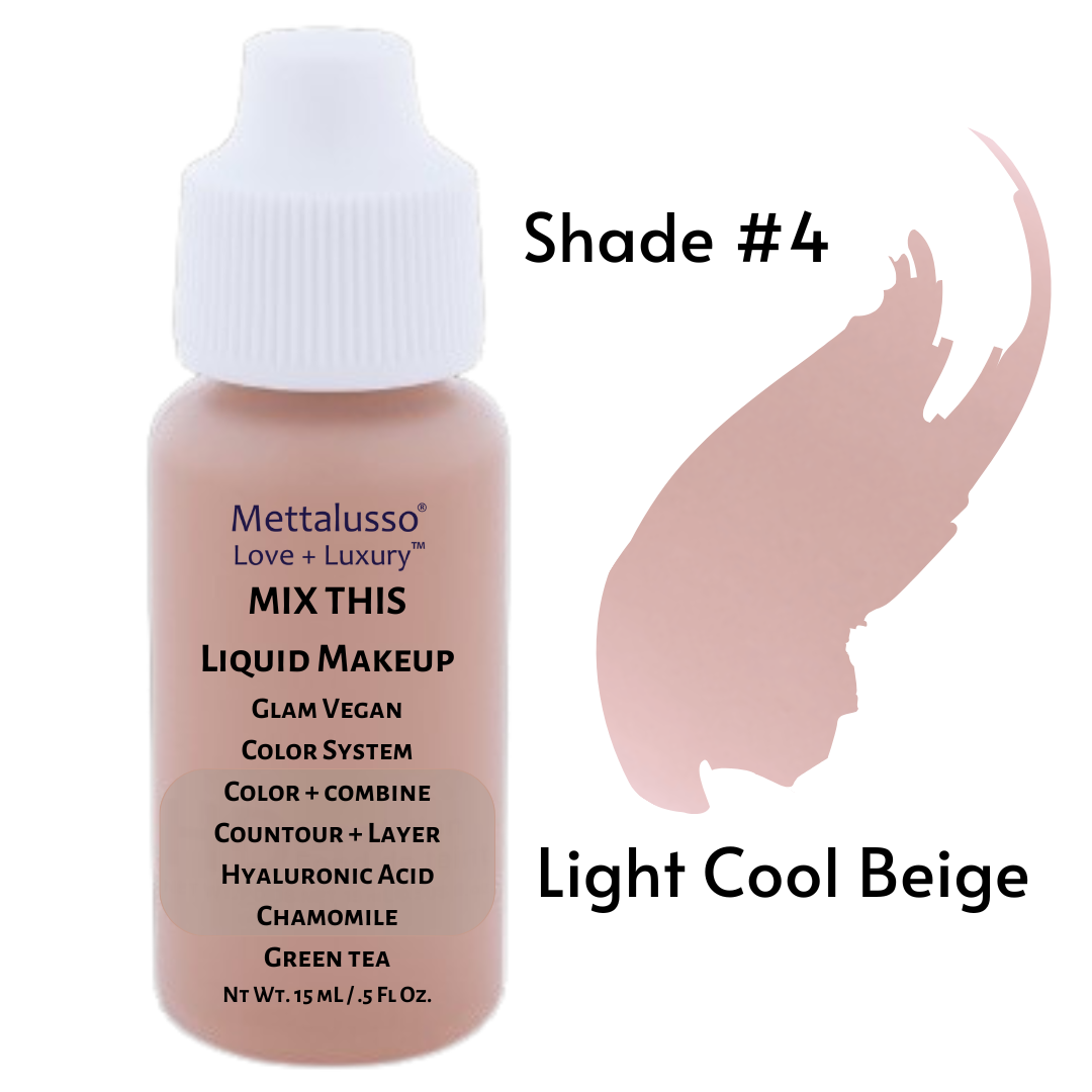 Mettalusso MIX THIS vegan liquid makeup drops shade #4