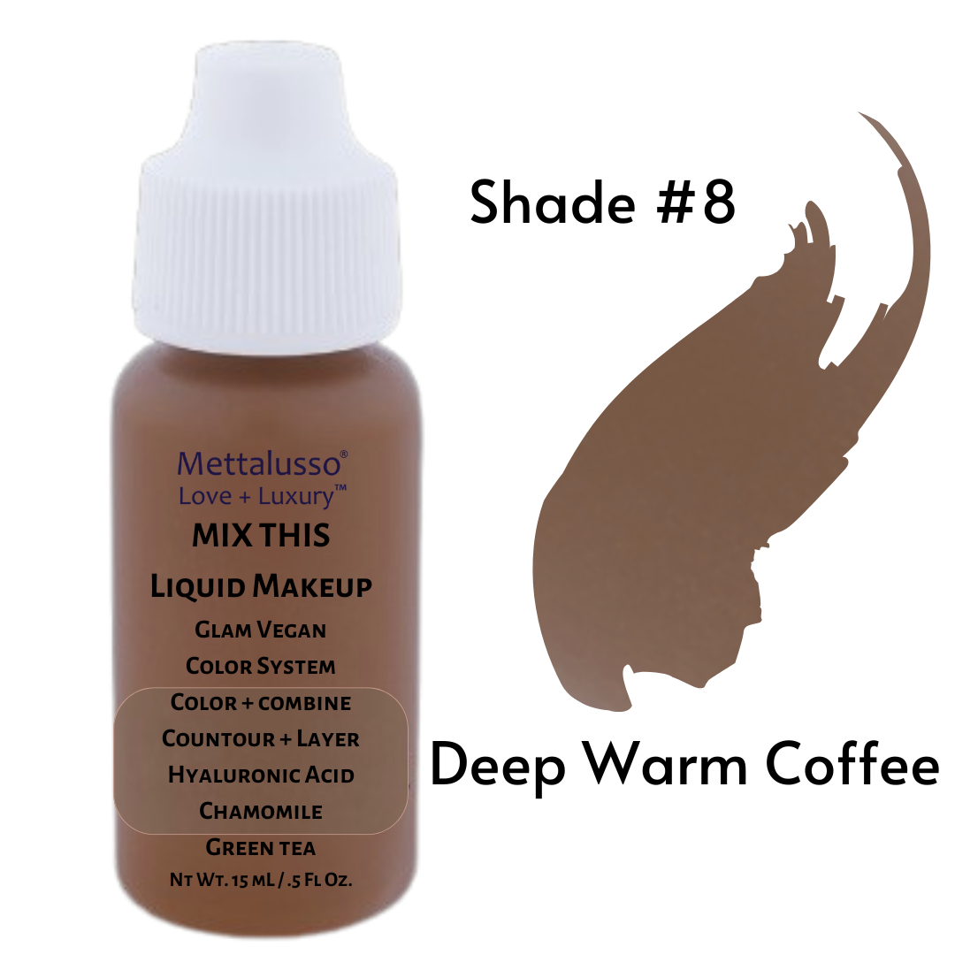 Mettalusso MIX THIS vegan liquid makeup drops shade #8