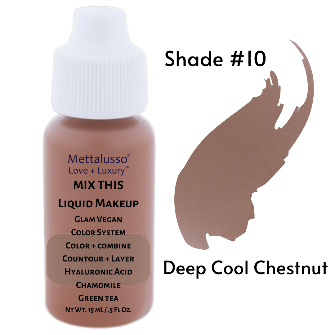 Mettalusso MIX THIS vegan liquid makeup drops shade #10