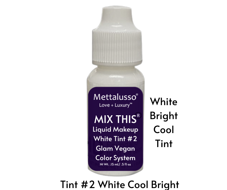 Mettalusso MIX THIS Vegan Makeup Tint #2 White Cool Bright