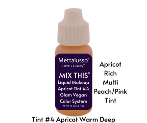 Mettalusso MIX THIS Vegan Makeup Tint #4 Apricot Warm Deep