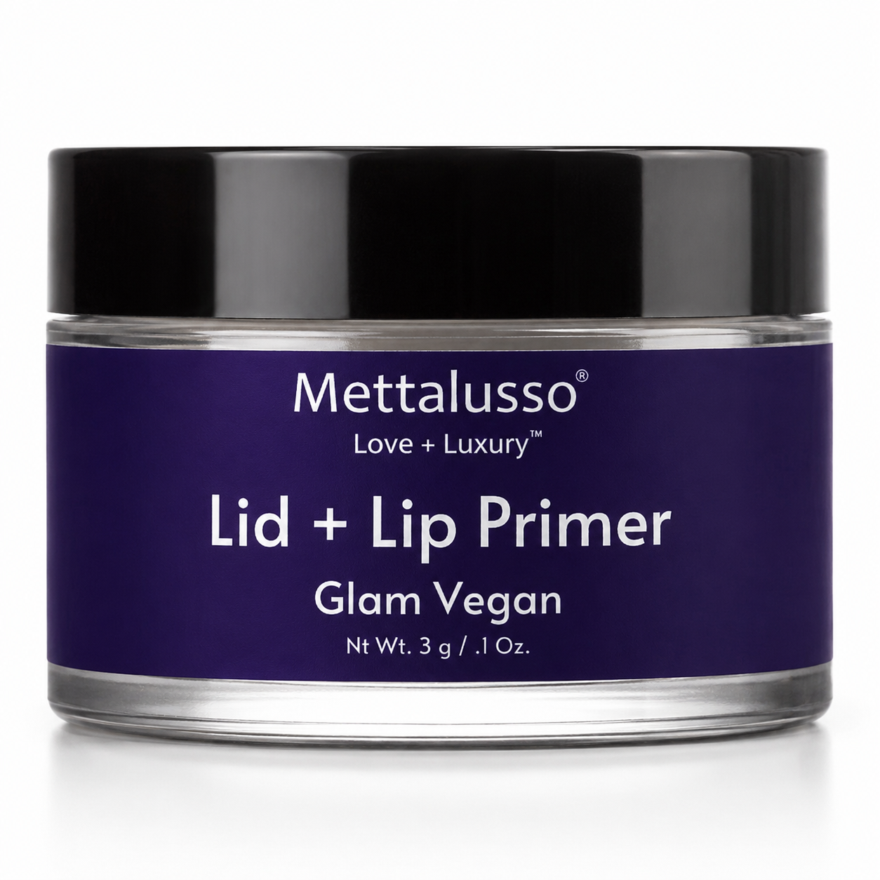 Mettalusso vegan lid and lip tinted primer for long wear makeup looks velvety smooth and radiant soft look
