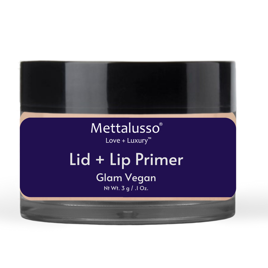 Mettalusso vegan lid and lip tinted primer