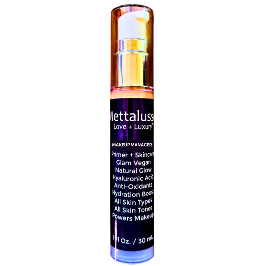 Mettalusso vegan multi functional illuminating makeup primer and hydrating tinted moisturizer