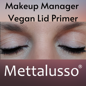 Mettalusso vegan tinted lid and lip primer for silky smooth and soft eyelids to keep makeup wear longer