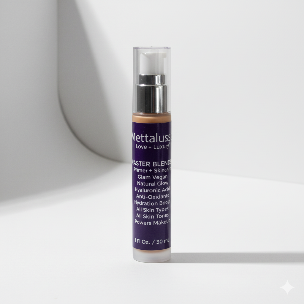 Mettalusso Vegan Illuminating Multi Tasking Primer Skincare and Tinted Moisturizer