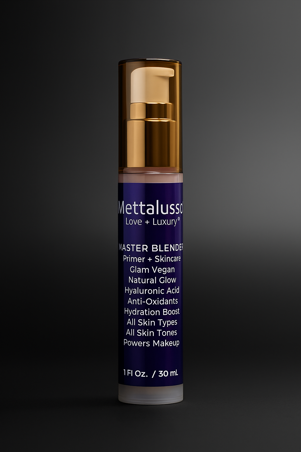 Mettalusso Vegan Illuminating Multi Tasking Primer Skincare and Tinted Moisturizer