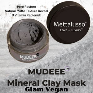 Mettalusso Mudeee Vegan Mineral Clay Mask Natural Blueberry Scent